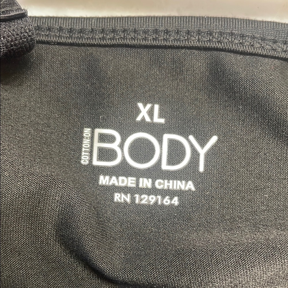 Cotton On Body Black Sports Bra with Strappy Cross-Back - Picture 4 of 6